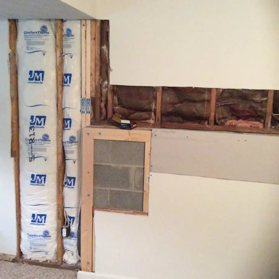 Wall insulation replacement during Odor Removal & Deodorization in Sammamish